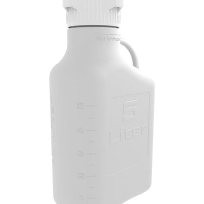 Damigiana in polietilene ad alta densità (HDPE) da 5 l (1 gallone) con tappo 83B