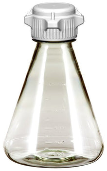Sterile 1L EZclear® Erlenmeyer Flasks (6/case) with 53B VersaCap® by Foxx - for Laboratory and Bioprocessing Applications | img_1 | Foxx Life Sciences Global | shopfls.com