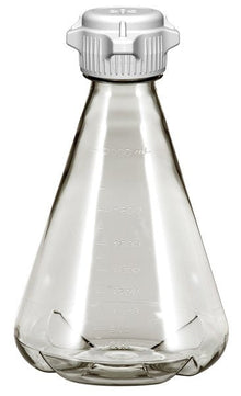 6/case 2L EZclear® Baffled Erlenmeyer Flask with 53B Vented VersaCap®, Sterile - Laboratory Bioprocessing | img_1 | Foxx Life Sciences Global | shopfls.com
