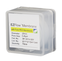 EZFlow® Membrane Disc Filter, PES, 0.45µm, 25mm, Non-Sterile, 50/pk | img_1 | Foxx Life Sciences Global | shopfls.com