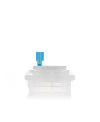 Gruppo serbatoio solvente HPLC ChromCap™ 100, GL45, adattatore in politetrafluoroetilene (PTFE) di classe VI con foro di sfiato, 1 porta per tubo con diametro esterno di 3,2 mm (1/8") o 1,6 mm (1/16"), 1/EA