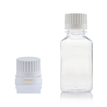 EZBio® 250mL PETG Square Bottle with Tamper-Evident Cap Foxx Life Science | Img | Foxx Life Sciences