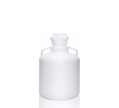 EZLabpure™ 10 L Round Carboy, HDPE, Foxx 83B VersaCap, 1/EA