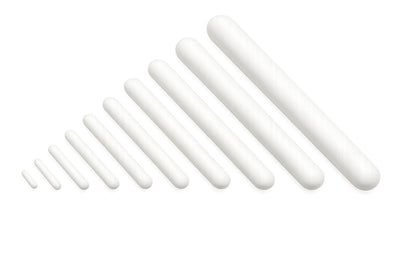 EZLabpure™ Magnetic Mixer, Cylindrical Bars, PTFE Encapsulated, 10mm Diameter, 50mm Long, Non-Sterile, 5/CS