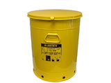 Oily Waste Can, 21 gallon (80L), hand-operated cover - SolventWaste.com