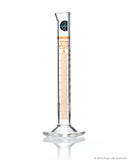 Graduated Measuring Cylinder Hexagonal Base - 10 mL Borosilicate - CS/5 - To Contain - SolventWaste.com