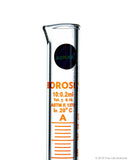 Graduated Measuring Cylinder Hexagonal Base - 10 mL Borosilicate - CS/5 - To Contain - SolventWaste.com