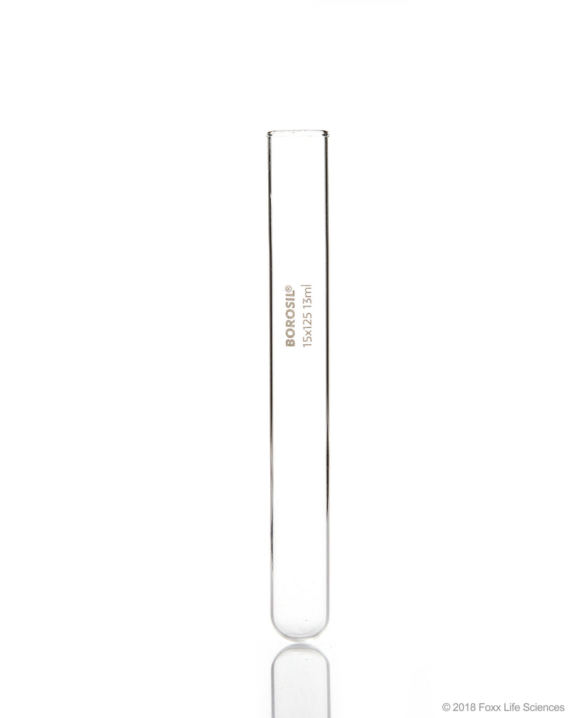 Test Tubes without RIM 12*100 Borosilicate 3.3 ISO 4142 7ml CS/800 - SolventWaste.com