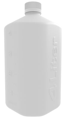 4L HDPE, Boston Square, 45mm Cap - SolventWaste.com