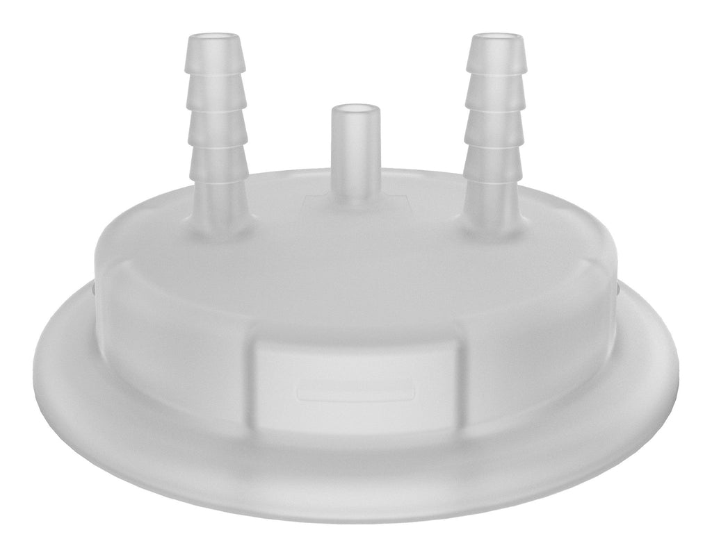 VersaCap® 53mm Molded Dual 1/4" HB with Vent Adapter Insert - SolventWaste.com