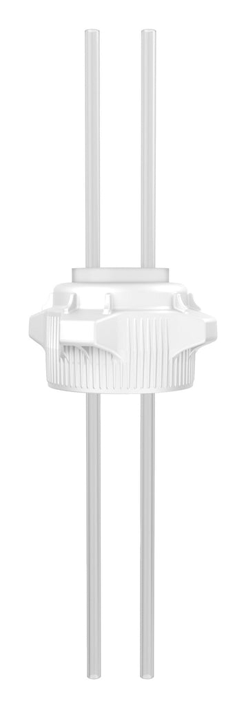 Open Top VersaCap® 83mm with EZTop® System, Dual 1/4" Tubes - SolventWaste.com