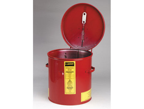Dip Tank for cleaning parts, 2 gallon, manual cover w/fusible link, optnl parts basket, Steel - SolventWaste.com
