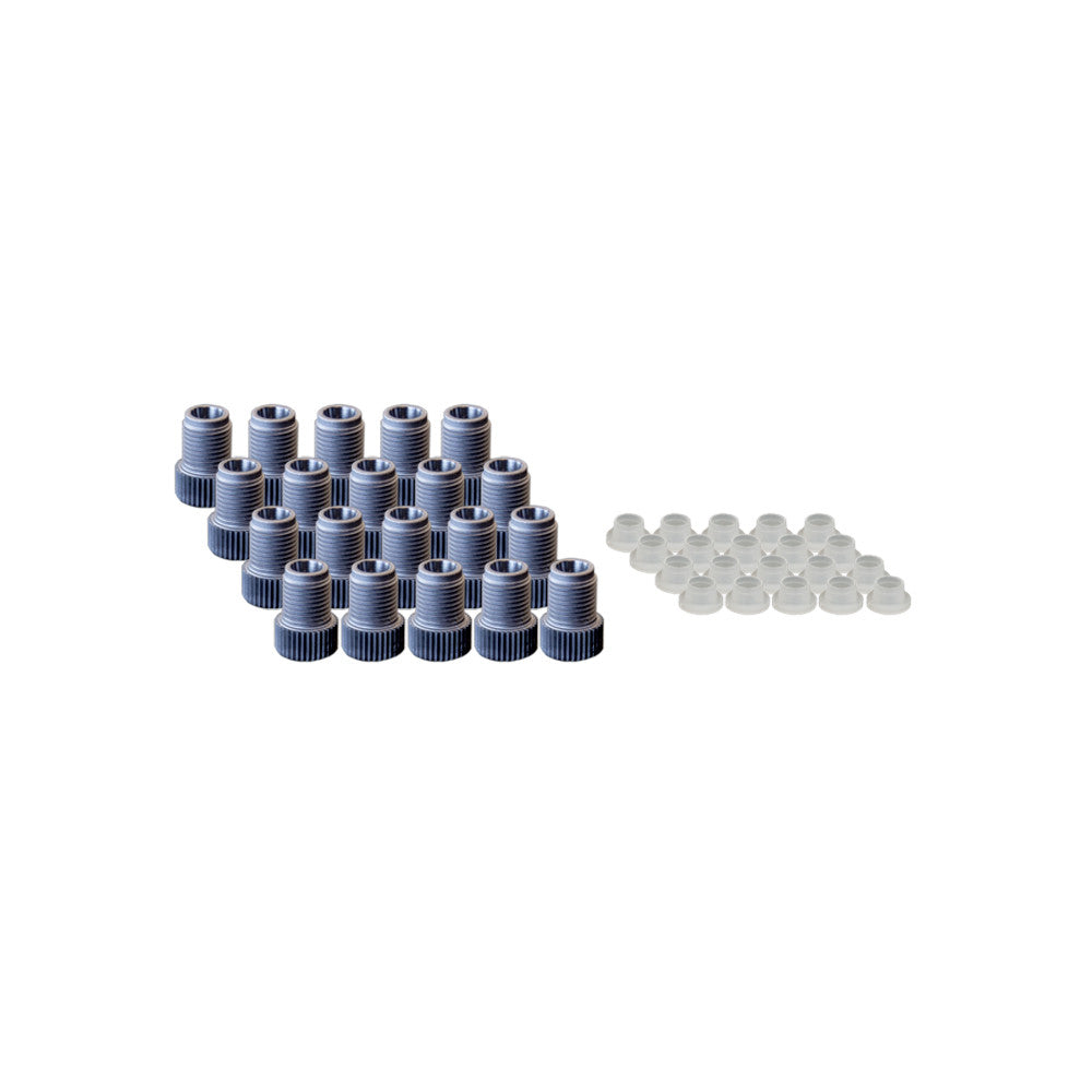 EZwaste® Replacement Tube Fittings, 1/4'' OD Fitting Pack, 20/pack - SolventWaste.com