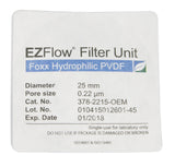 EZFlow® 25mm Sterile Syringe Filter, .2µm Hydrophilic PVDF, 25mm, 100/pack - SolventWaste.com