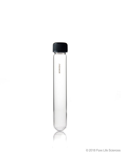 Borosil® Culture Tubes Media Round Bottom PP cap with Liner 50 mL Borosilicate CS/50