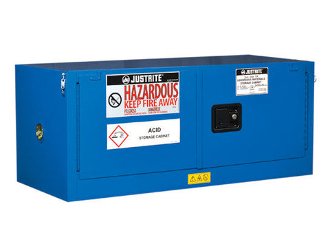 ChemCor® Piggyback Hazardous Material Safety Cabinet, Cap. 12 gals, 2 self-close doors - SolventWaste.com