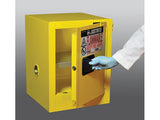 Sure-Grip® EX Countertop Flammable Safety Cabinet, Cap. 4 gallons, 1 shelf, 1 m/c door - SolventWaste.com