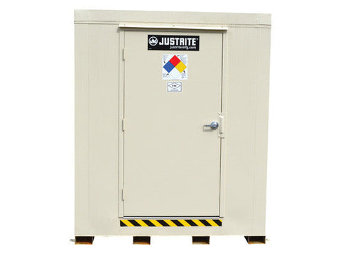 4-hour Fire-rated Outdoor Safety Locker, 2-Drum - SolventWaste.com