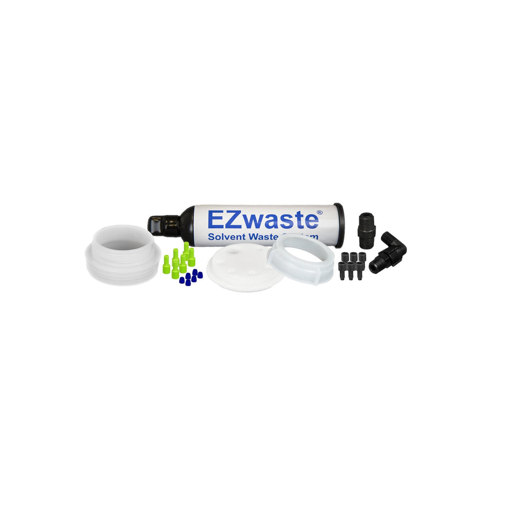 EZWaste® UN/DOT Filter Kit, VersaCap® 70S w/ Threaded Adapter, 6 Ports for 1/16” OD Tubing - SolventWaste.com