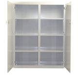 Polypropylene Acid Cabinet, 60" Tall - SolventWaste.com