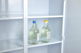 Polypropylene Acid Cabinet, 60" Tall - SolventWaste.com