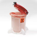 Bench Top Biohazard Container, 5 Liter - SolventWaste.com
