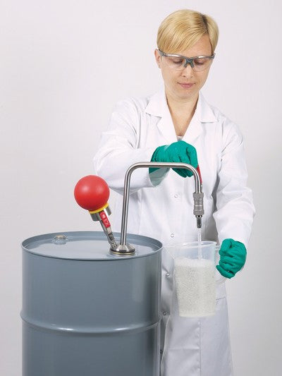 Solvent pump hand operated, 60 cm, 2" fine thread - SolventWaste.com