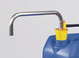 OTAL foot pump V2A, tube Ø 18 mm, pump cap.26l/min - SolventWaste.com