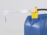 OTAL foot pump PP, tube Ø 18 mm, pump cap. 26l/min - SolventWaste.com