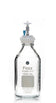 HPLC Solvent Reservoir Bottle Assembly, GL45, 1L Clear, Class VI Polytetrafluoroethylene (PTFE) Adapter,  1 Ports for 3.2mm(1/8") and/or 1.6mm(1/16") OD Tubing