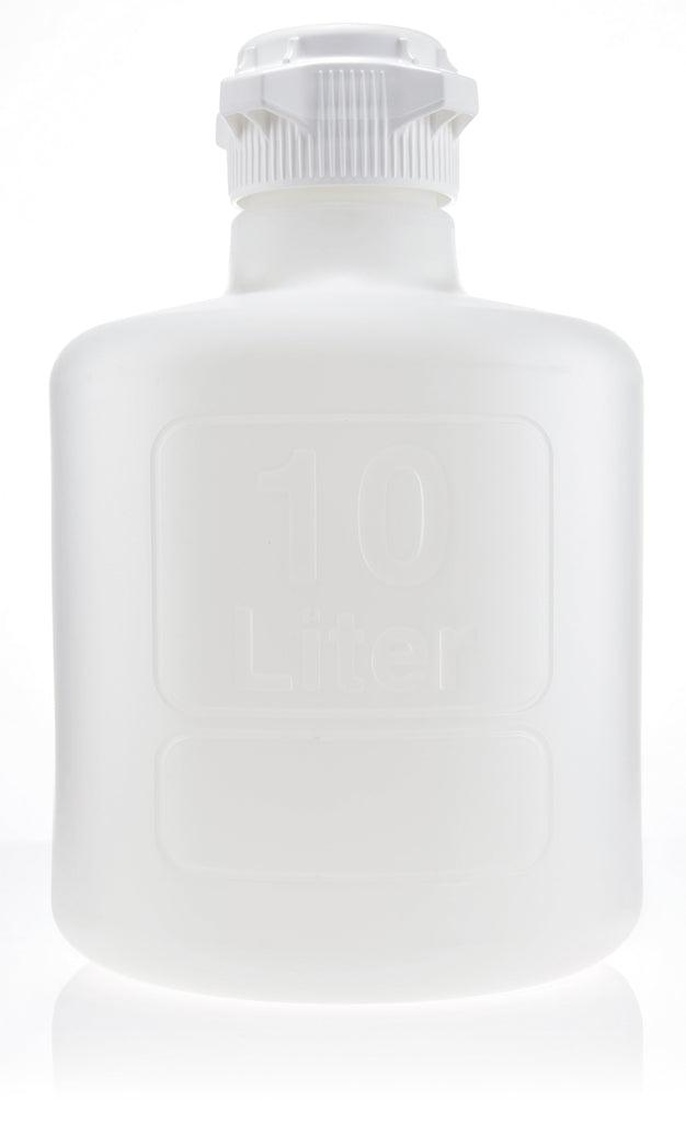 EZBio® Titanium Round Carboy, Polypropylene (PP), 10 Liter, No Spigot, VersaCap® 83B, Non-Sterile, 1/CS | img_1 | Foxx Life Sciences Global | shopfls.com