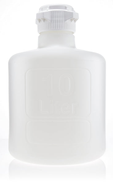 EZBio® Titanium Round Carboy, Polypropylene (PP), 10 Liter, No Spigot, VersaCap® 83B, Non-Sterile, 1/CS | img_1 | Foxx Life Sciences Global | shopfls.com
