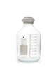 PUREGRIP® Reusable Clear Glass Carboy with 83B VersCap® and Extra Large Marking Spot, 10 L (10,000 mL), 1/EA