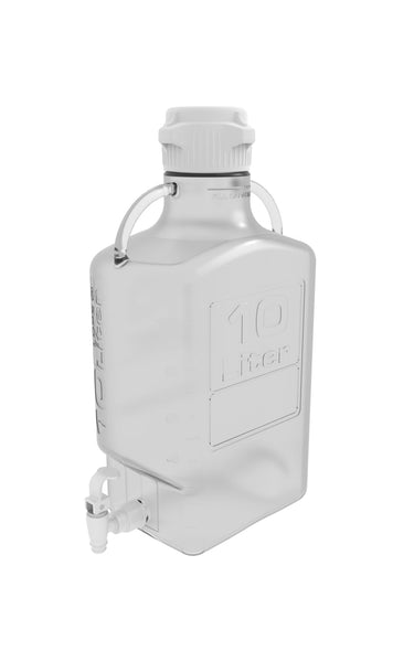 10L (2.5 Gal) PETG Carboy with 83B Cap and Spigot | img_1 | Foxx Life Sciences Global | shopfls.com