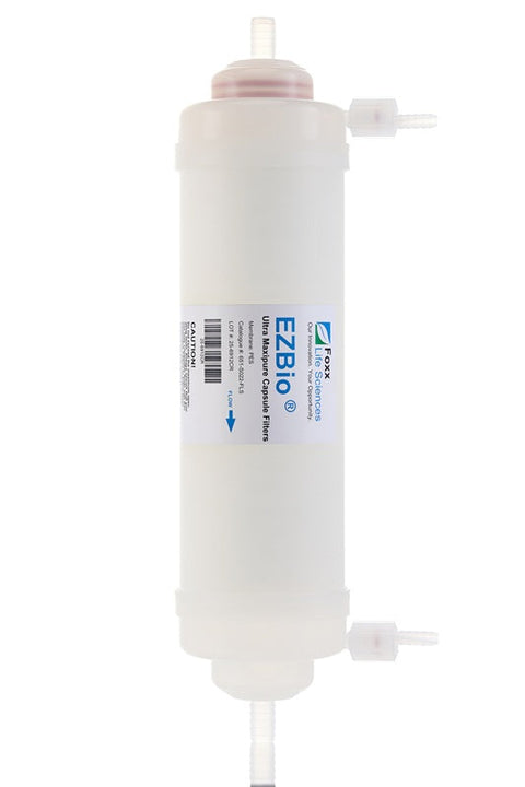 EZBio Ultra Maxpure Capsule Filter 10", Double-Layer PTFE, Silicone O-Ring, Non-Sterile