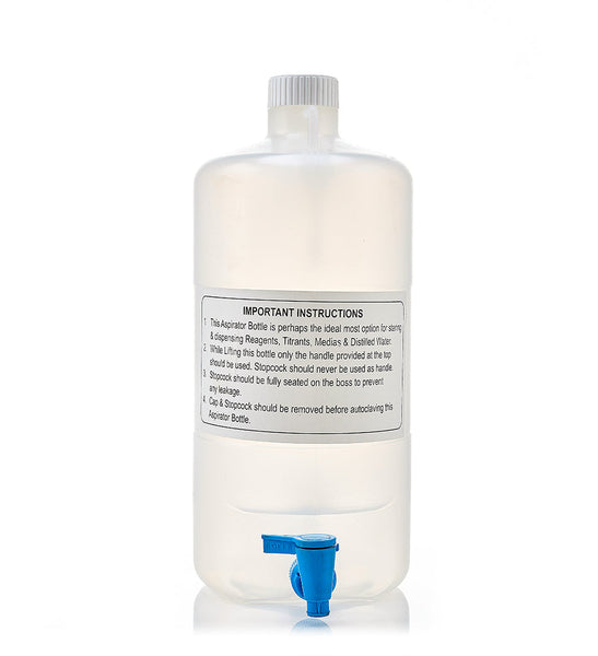 EZLabpure™ 10L  Polypropylene (PP) Aspirator Bottle with White Cap and Spigot | img_1 | Foxx Life Sciences Global | shopfls.com