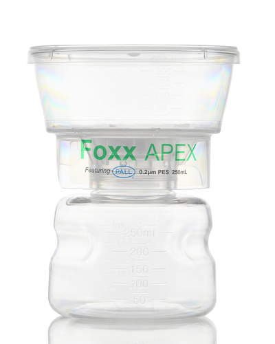 APEX™ Sterile Disposable Bottle Top Vacuum Filter Units with 0.2 µm Sterilizing PES Membrane, 250 mL, 12/CS
