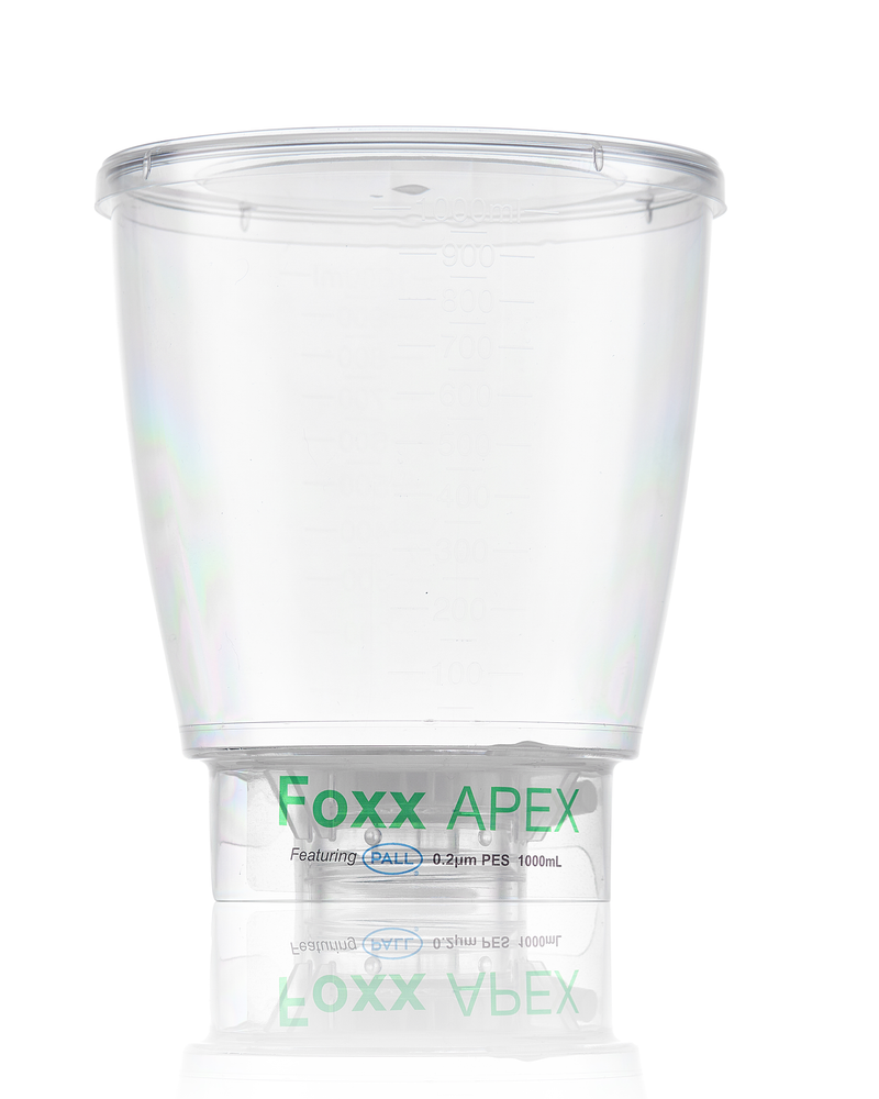 APEX™ Sterile Bottle Top Filter, 0.2 µm PES Membrane, 1,000 mL – Pack of 24