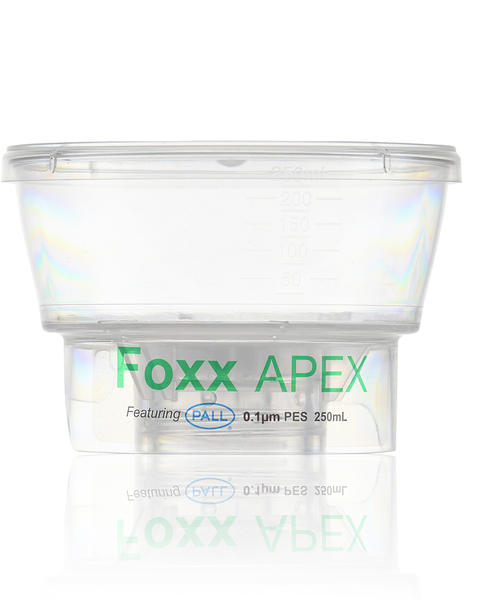 APEX™ Sterile Bottle Top Filter, 0.1 µm PES Membrane, 250 mL – Pack of 24