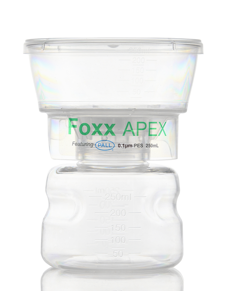 APEX™ Sterile Bottle Top Filter Unit, 0.1 µm PES Membrane, 250 mL – Pack of 12
