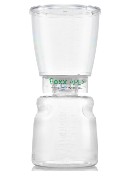 APEX™ Sterile Bottle Top Filter Unit, 0.1 µm PES Membrane, 1,000 mL – Pack of 12