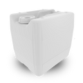 EZLabpure™ 13.5L HDPE UN/DOT Container. S70 Cap, 128/pack. Lab-grade polyethylene bottle for safe storage & transport. | img_1 | Foxx Life Sciences Global | shopfls.com