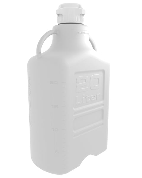 20L (5 Gal) High Density Poly Ethylene (HDPE) Carboy with 83B Cap | img_1 | Foxx Life Sciences Global | shopfls.com