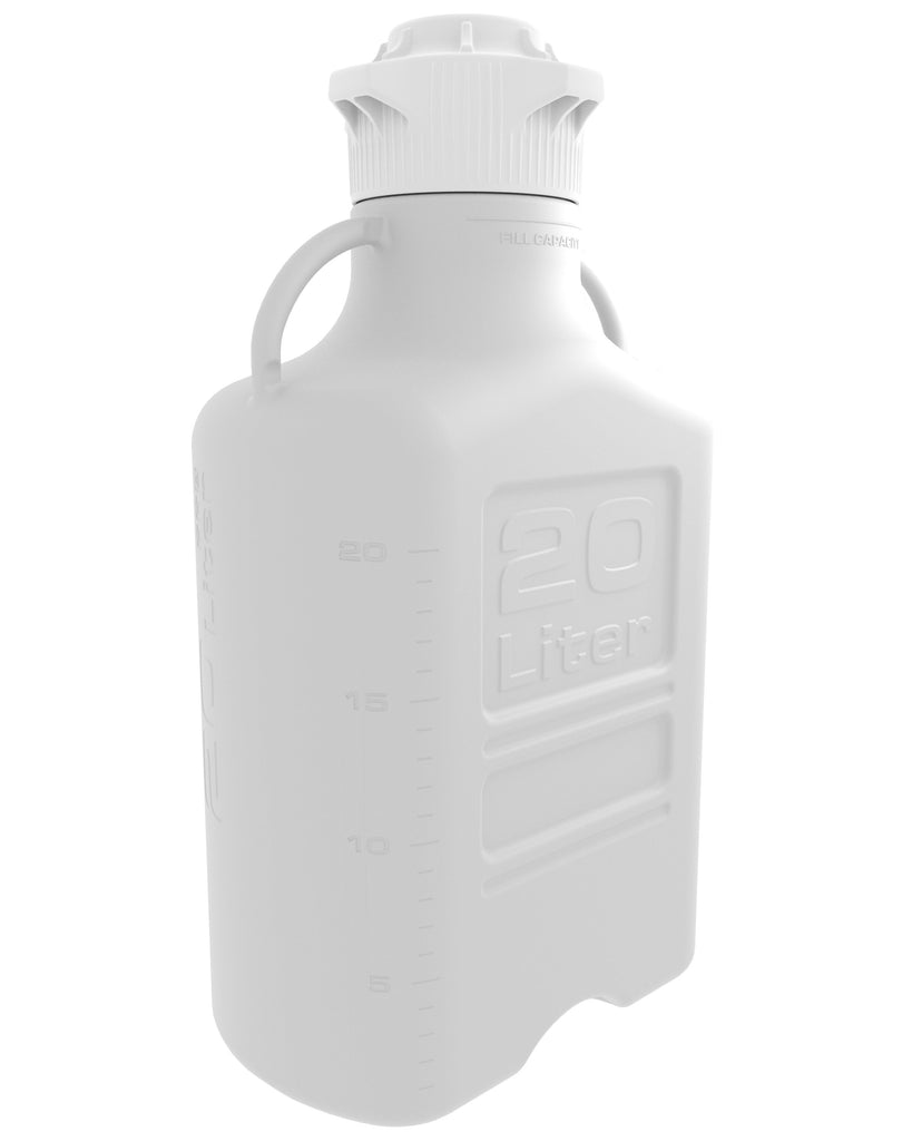 20L (5 Gal) High Density Poly Ethylene (HDPE) Carboy with 120mm Cap | img_1 | Foxx Life Sciences Global | shopfls.com