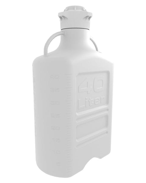 40L (10 Gal) High Density Poly Ethylene (HDPE) Carboy with 120mm Cap | img_1 | Foxx Life Sciences Global | shopfls.com