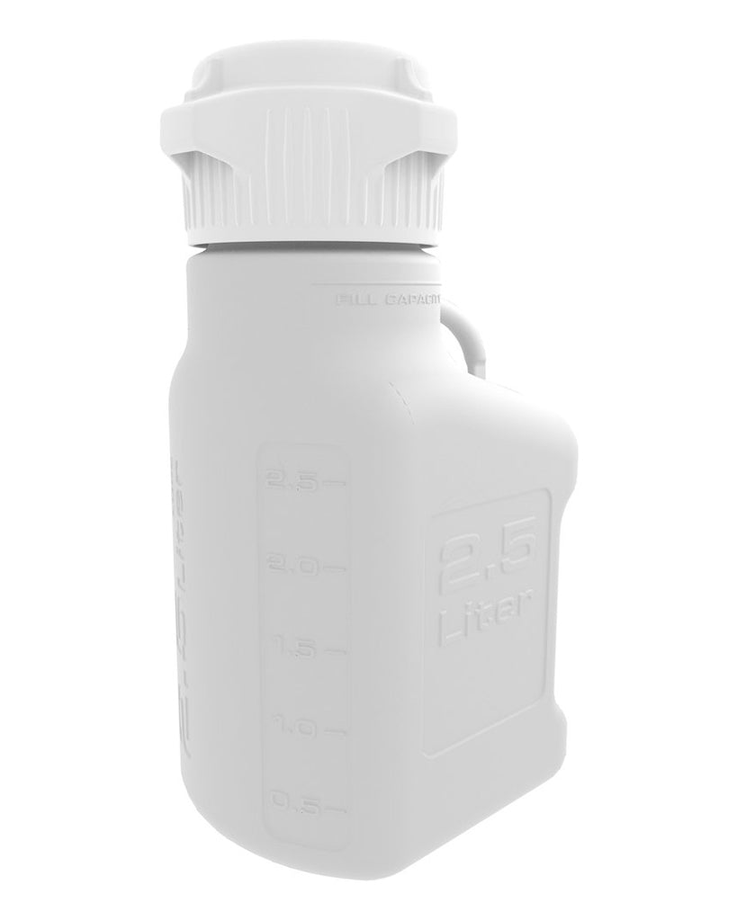 2.5L (0.5 Gal) High Density Poly Ethylene (HDPE) Carboy with 83B Cap | img_1 | Foxx Life Sciences Global | shopfls.com