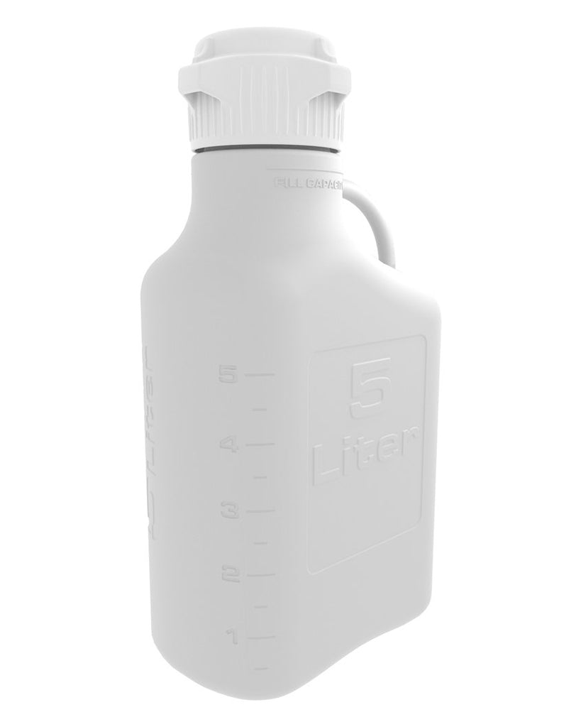 5L (1 Gal) High Density Poly Ethylene (HDPE) Carboy with 83B Cap | img_1 | Foxx Life Sciences Global | shopfls.com