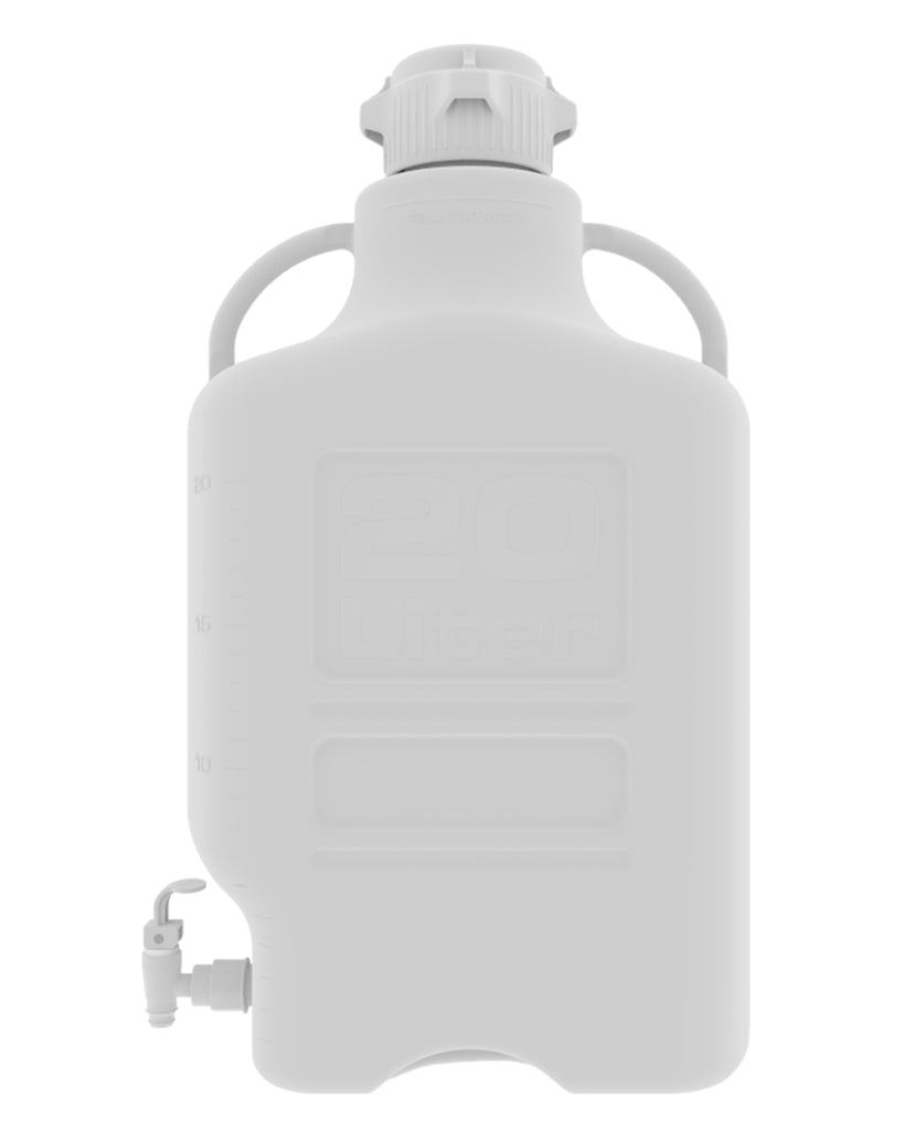 20L (5 Gal) Polypropylene (PP) Carboy with 83B Cap and Spigot | img_1 | Foxx Life Sciences Global | shopfls.com