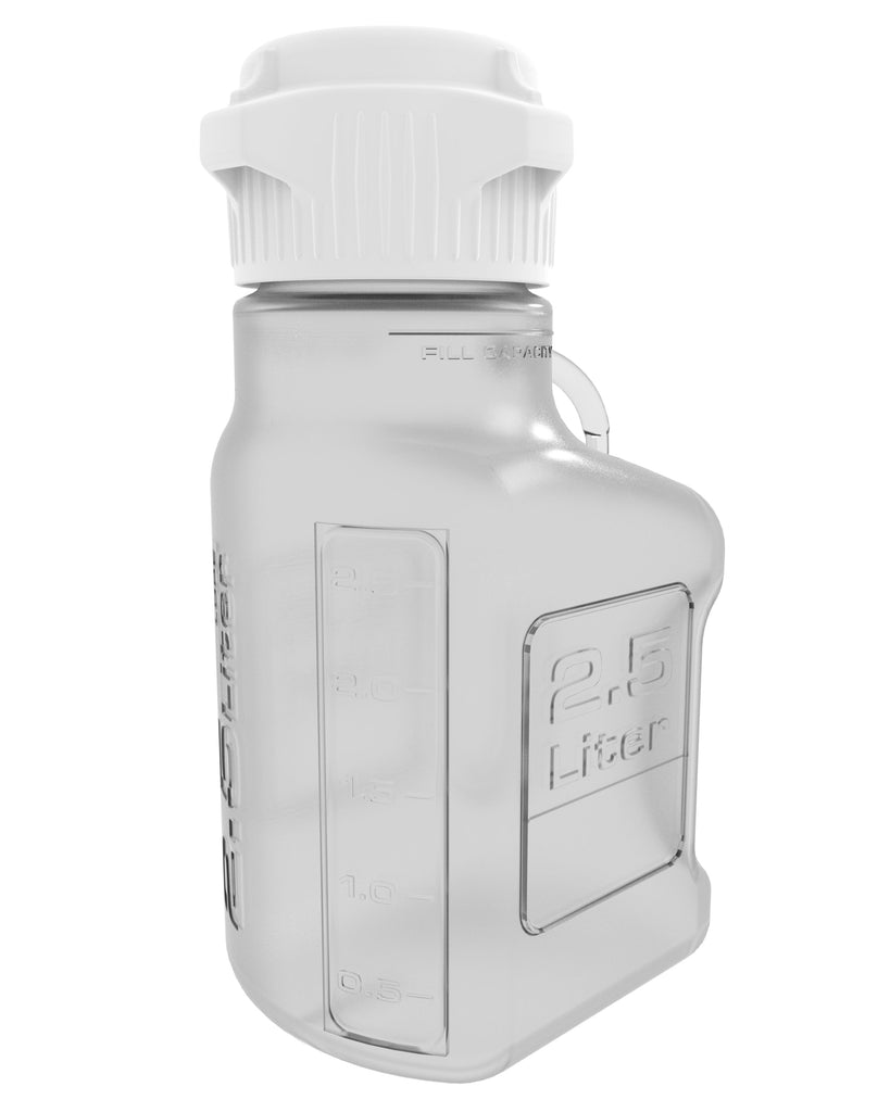 EZBio® Carboy, PETG, 2.5L, No Spigot, VersaCap® 83B, Double Bagged, Non Sterile | img_1 | Foxx Life Sciences Global | shopfls.com