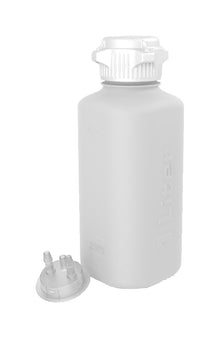 1L Polypropylene (PP) Heavy Duty Vacuum Bottle -1/4" Hose Barb Adapter and Vent Port | img_1 | Foxx Life Sciences Global | shopfls.com